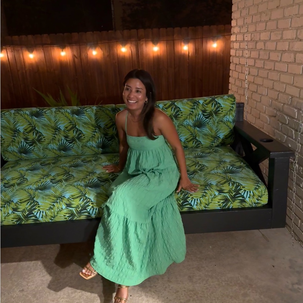 Zara Vibrant Green Maxi Dress